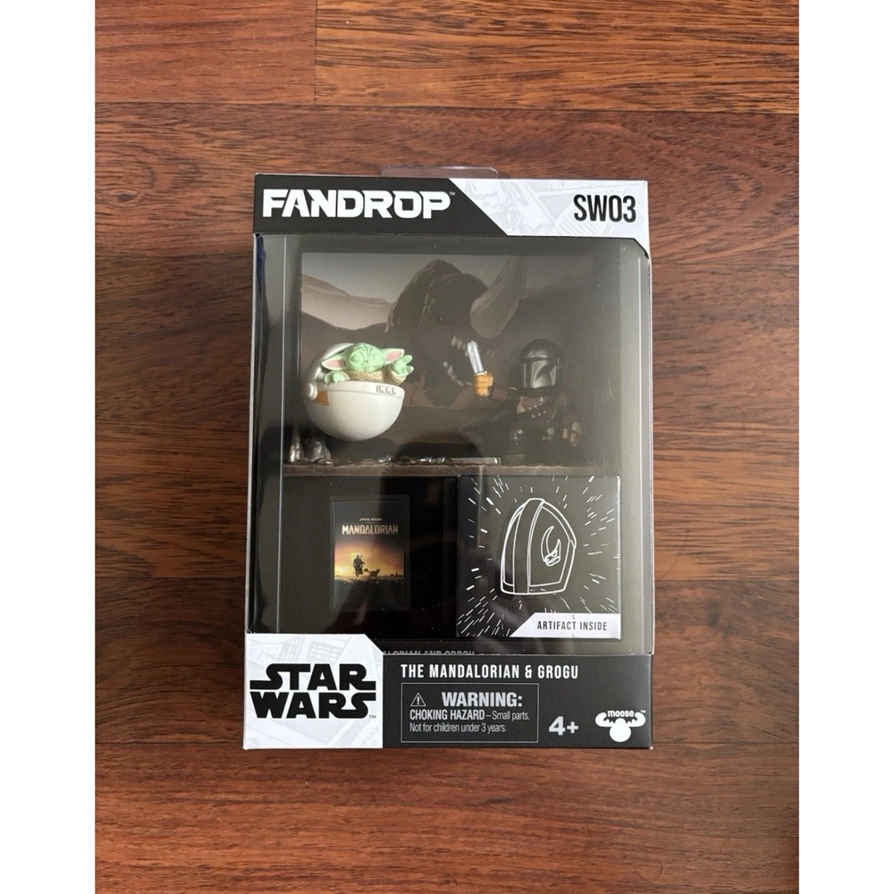 FANDROP Star Wars The Mandalorian & Grogu SW03 Artifact Diorama Moose Toys NEW
